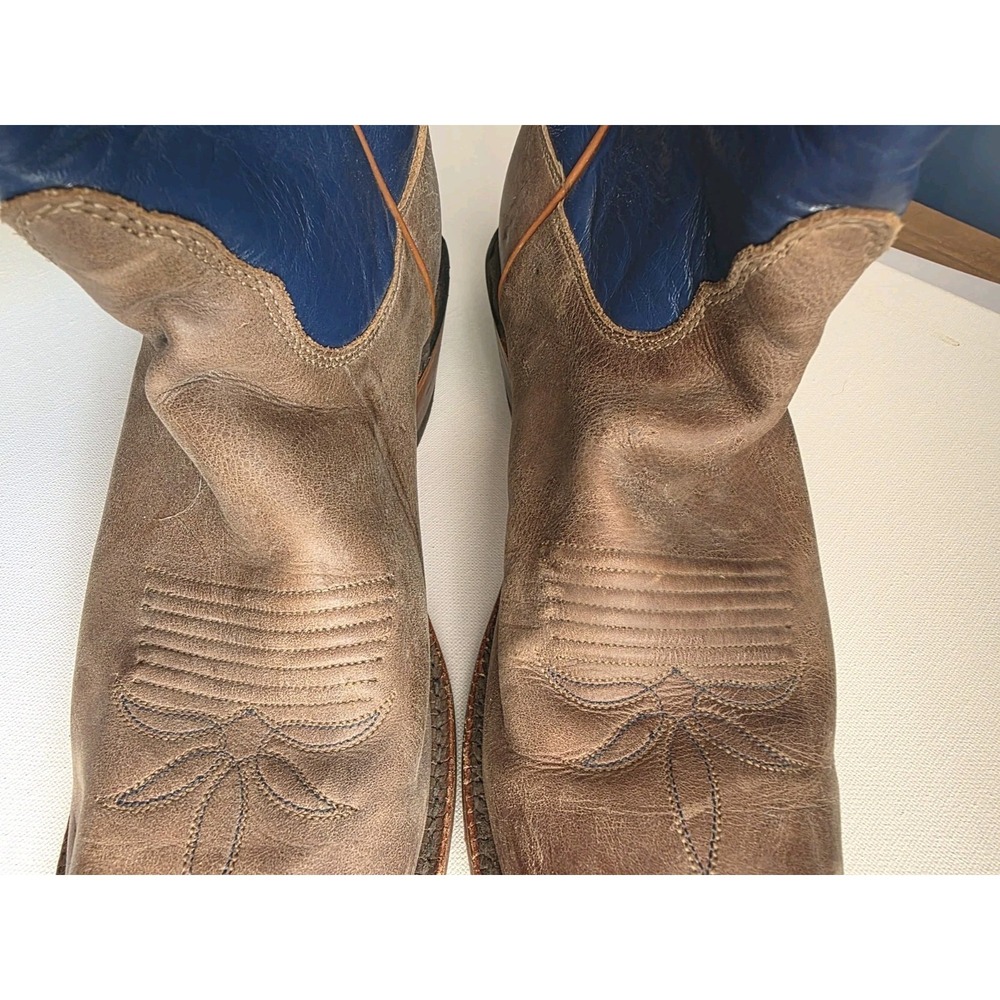 Nocona Florida University Gators Cowboy Boots  Mens Size 8 Blue Orange USA - Picture 14 of 16